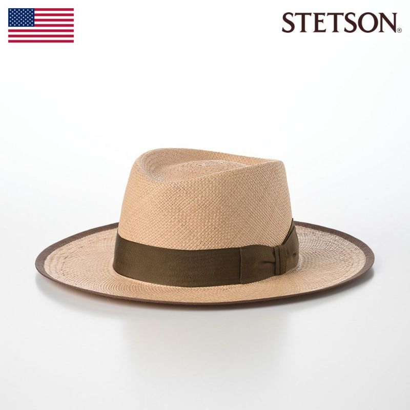 最も激安 Stetson フラットビンテージパナマ ブラック 57cm - 帽子