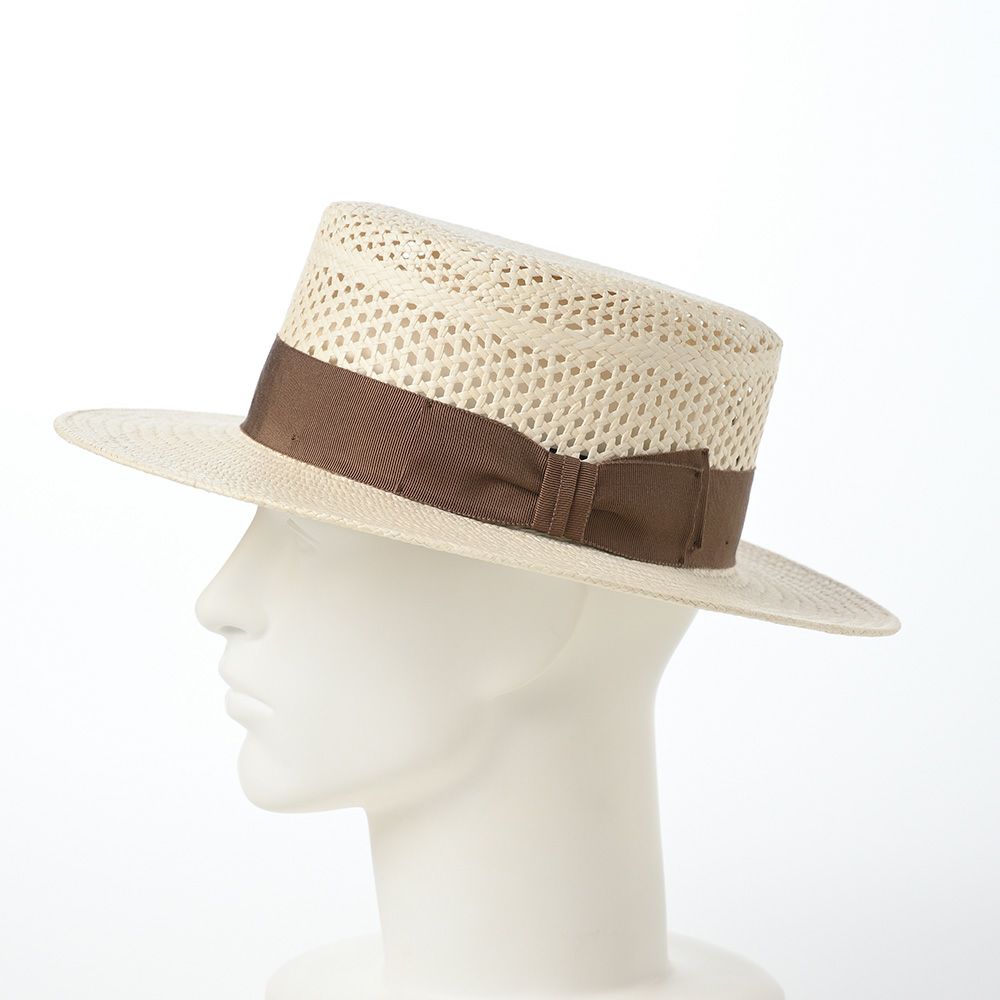 ステットソンのパナマハット FLAT LACE KANKAN（フラット レースカンカン）SE729 ナチュラル