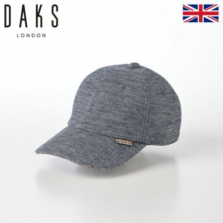 ダックスのキャップ Cap Linen Mix（キャップ リネンミックス） D1759 ブルー