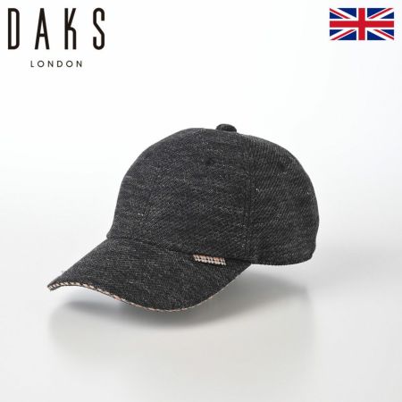 ダックスのキャップ Cap Linen Mix（キャップ リネンミックス） D1759 チャコール