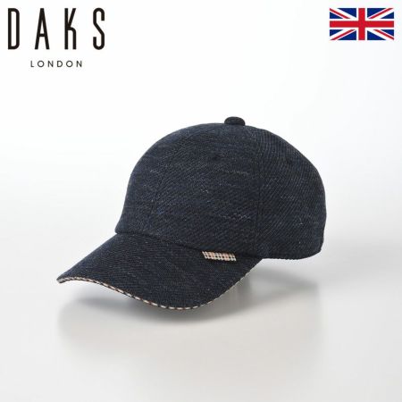 ダックスのキャップ Cap Linen Mix（キャップ リネンミックス） D1759 ネイビー