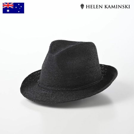 ヘレンカミンスキー ラフィアハット SAM（サム） グラファイト | 帽子 