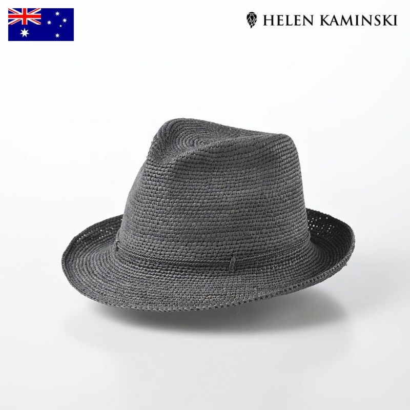 ヘレンカミンスキー ラフィアハット SAM（サム） グラファイト | 帽子 
