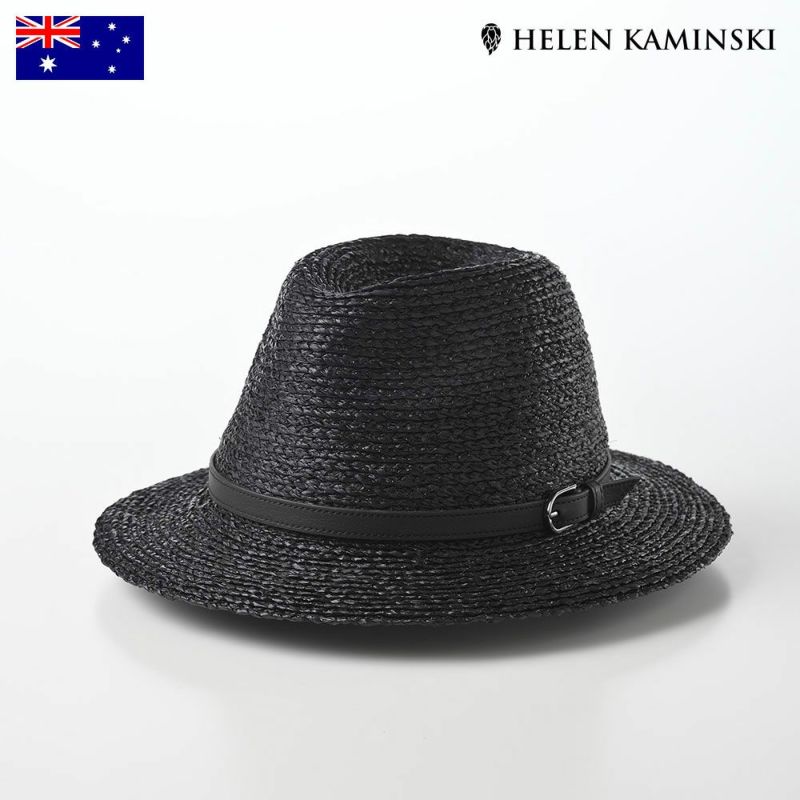 HELEN KAMINSKI ラフィアハット SAM 中折れハット ヘレンカミンスキー ラフィアハット BILLIE(ビリー) ブラック