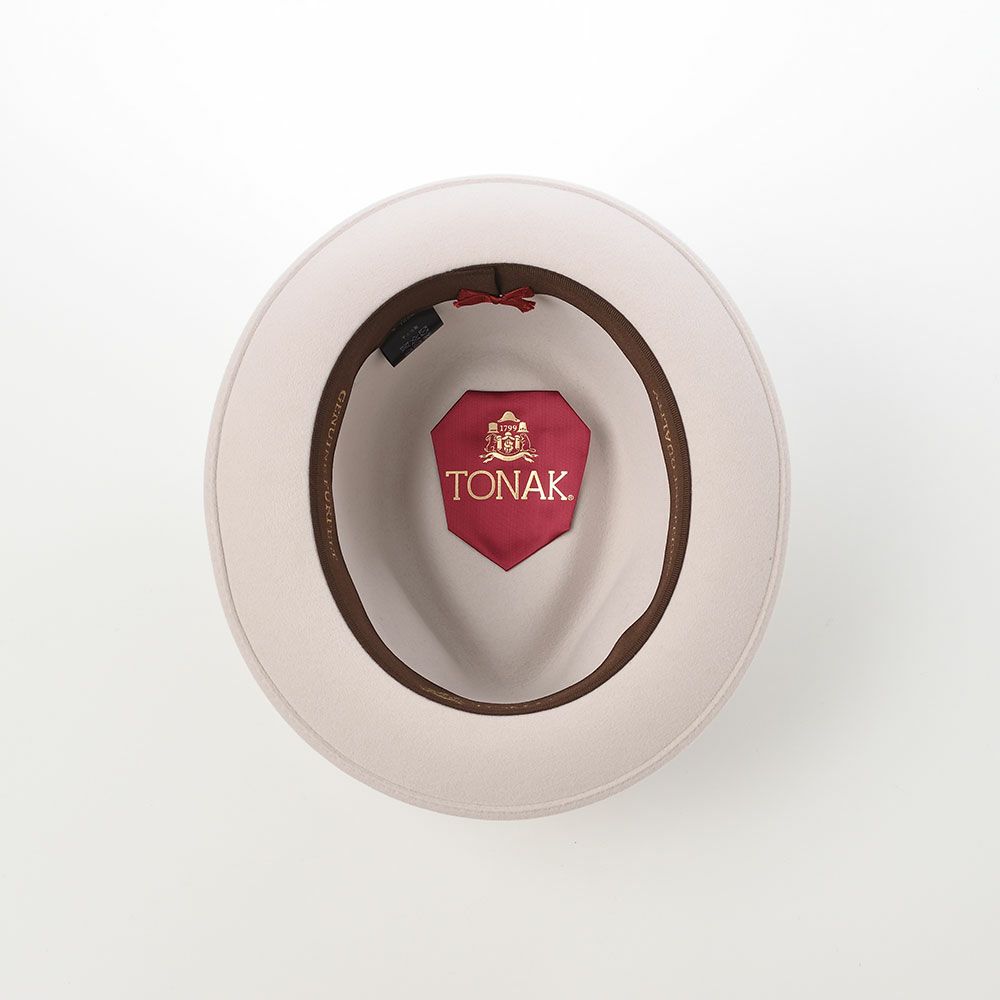 トナックのフェルトハット LARME（ラルム） ライトグレー