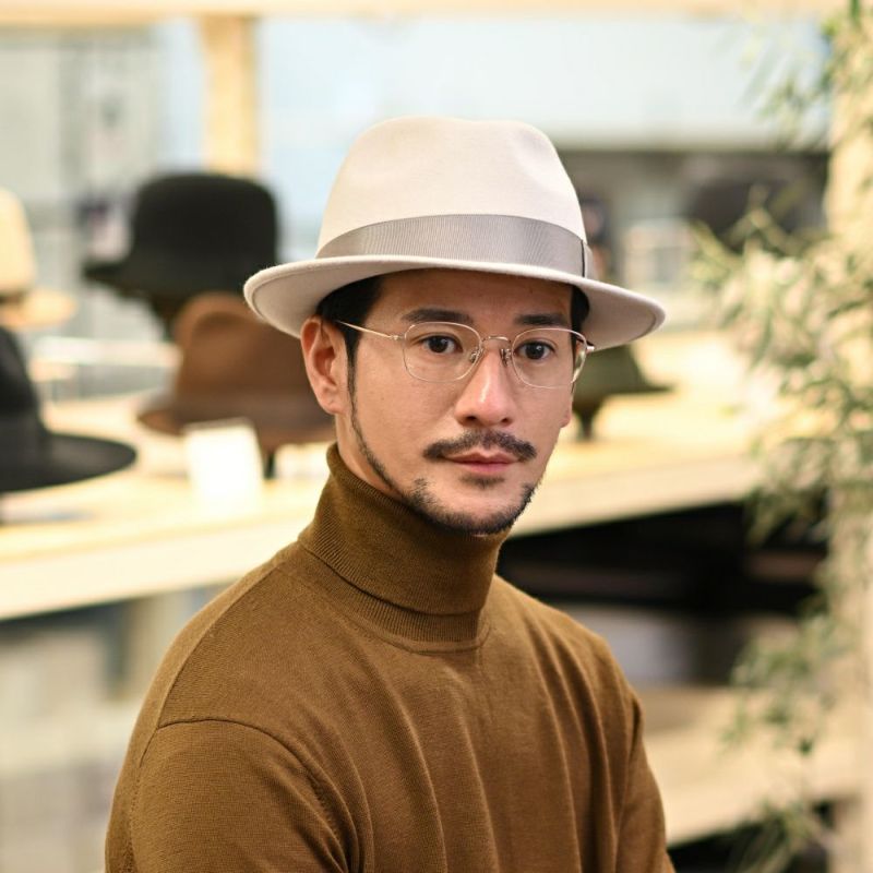 トナックのフェルトハット LARME（ラルム） ライトグレー