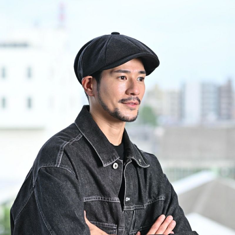 フェイルスワースのキャスケット ALFIE MELTON（アルフィー メルトン） グレー