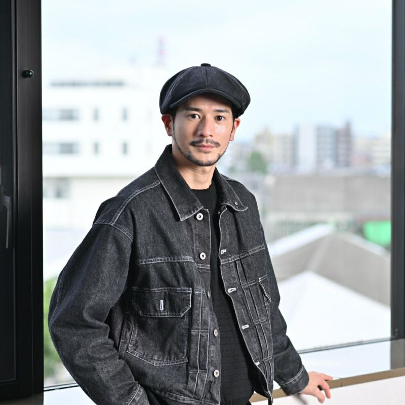 フェイルスワースのキャスケット ALFIE MELTON（アルフィー メルトン） グレー