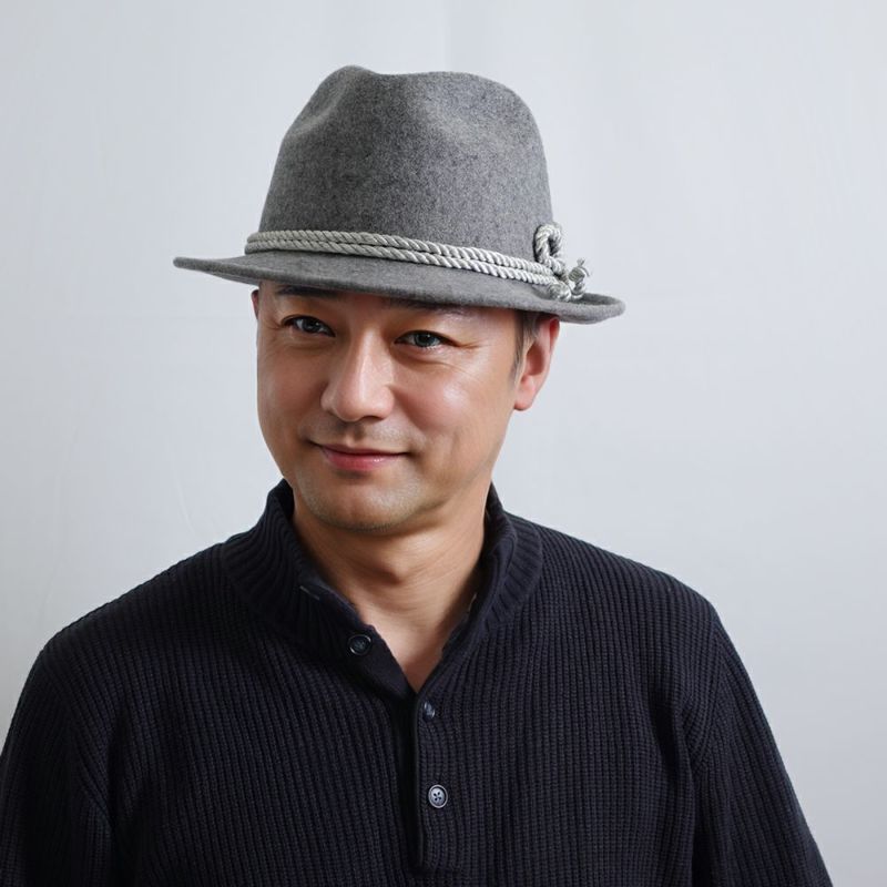 レッターのチロリアンハット Wool Tyrol（ウールチロル） グレー