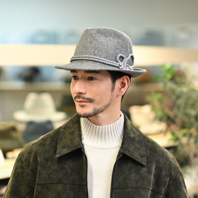 レッターのチロリアンハット Wool Tyrol（ウールチロル） グレー