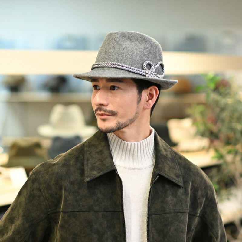 レッターのチロリアンハット Wool Tyrol（ウールチロル） グレー