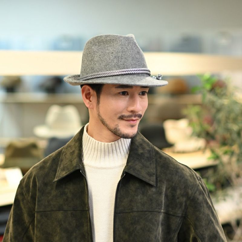 レッターのチロリアンハット Wool Tyrol（ウールチロル） グレー