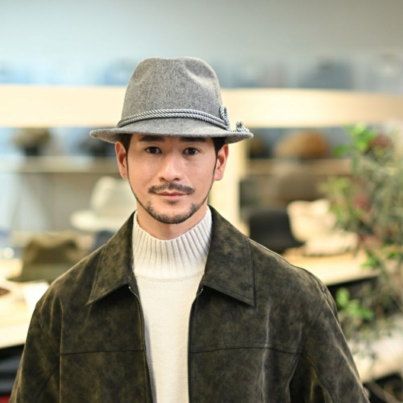 レッターのチロリアンハット Wool Tyrol（ウールチロル） グレー