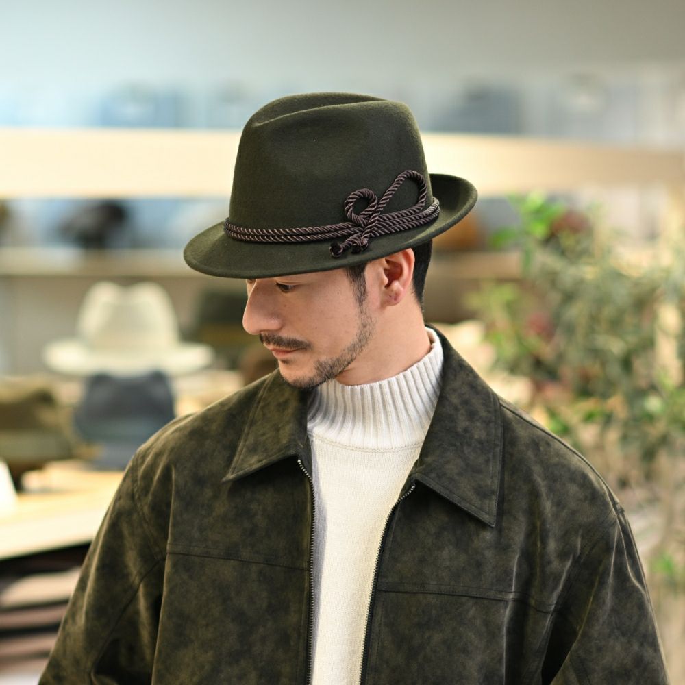 レッター チロリアンハット Wool Tyrol（ウールチロル） カーキ | 帽子