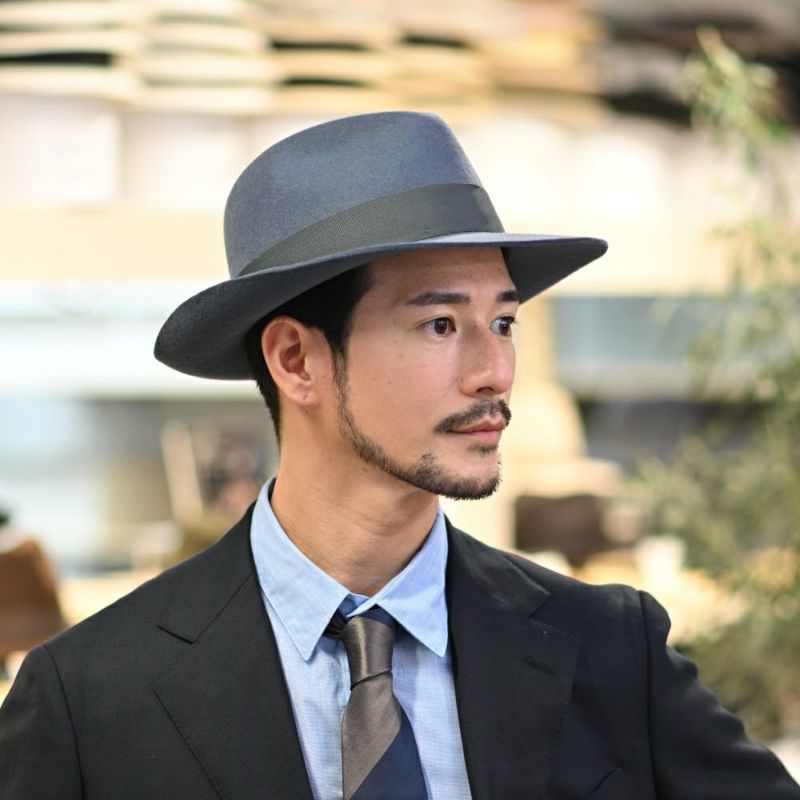 ビガリのフェルトハット ALFREDO（アルフレード） ブルーストーン