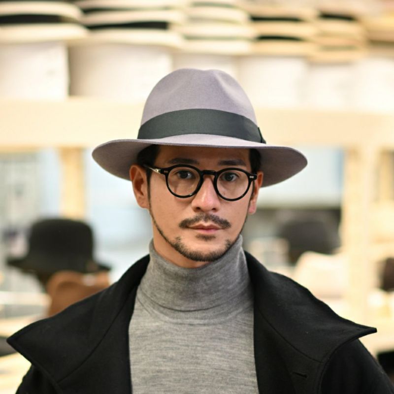 ビガリのフェルトハット ALFREDO（アルフレード） グレー