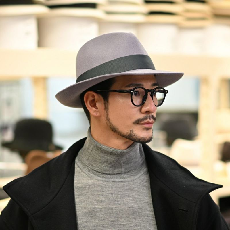 ビガリのフェルトハット ALFREDO（アルフレード） グレー