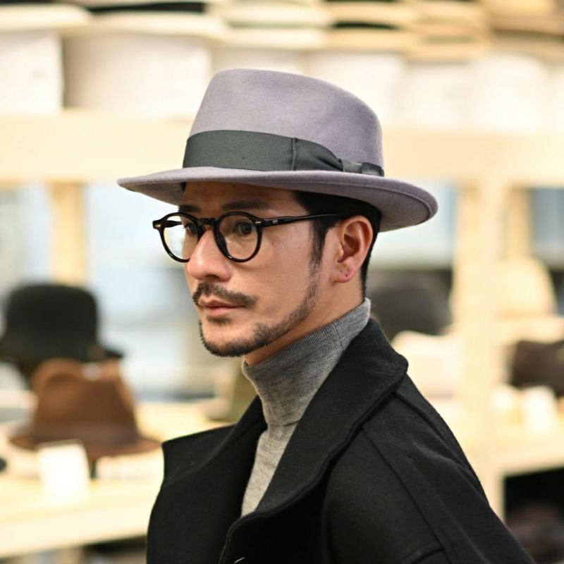 ビガリのフェルトハット PLOMO（プロモ） グレー