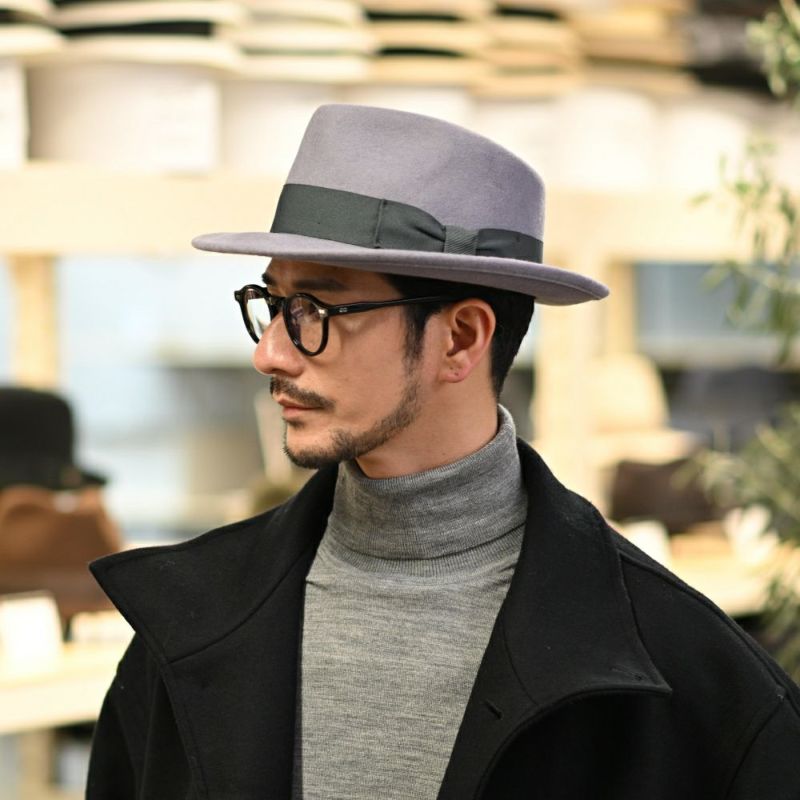 ビガリのフェルトハット PLOMO（プロモ） グレー