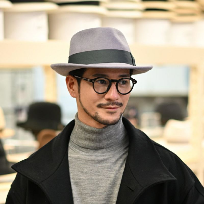 ビガリのフェルトハット PLOMO（プロモ） グレー