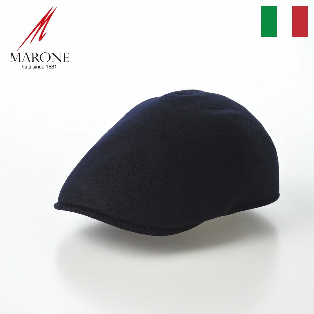 【21AW】マリアーノ MAGLIANO 牛革 ハンチング帽 M 黒 帽子 21AW】マリアーノ MAGLIANO 牛革 ハンチング帽 M 黒 帽子