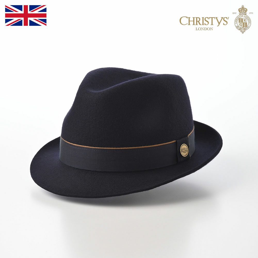 イギリスヴィンテージ ネイビー ハット 美品 XL 60cm 英国製