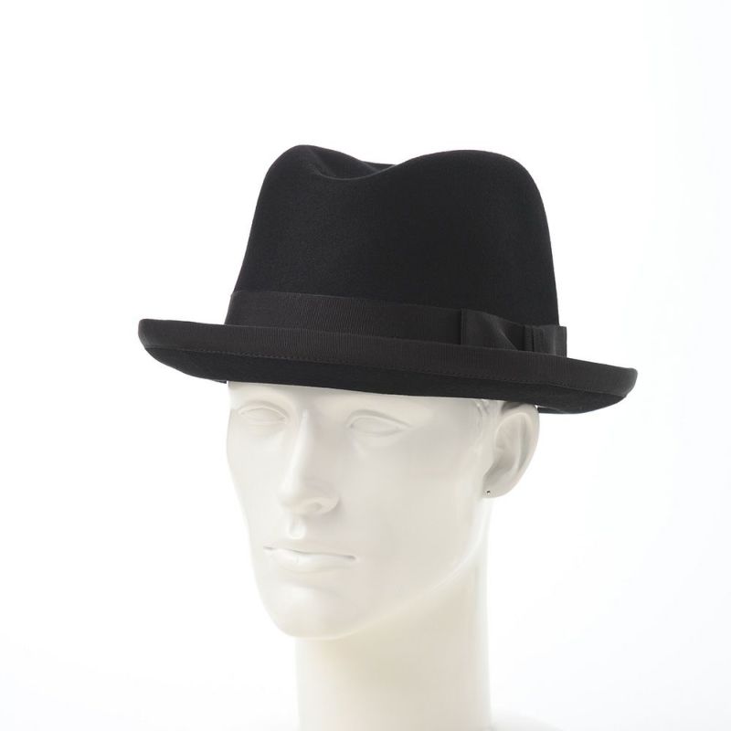 クリスティーズ ロンドンのフェルトハット HOMBURG（ホンブルグ） ブラック