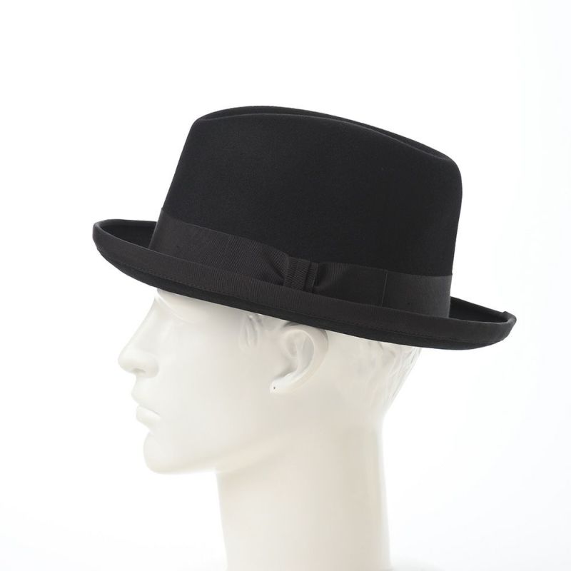 クリスティーズ ロンドンのフェルトハット HOMBURG（ホンブルグ） ブラック