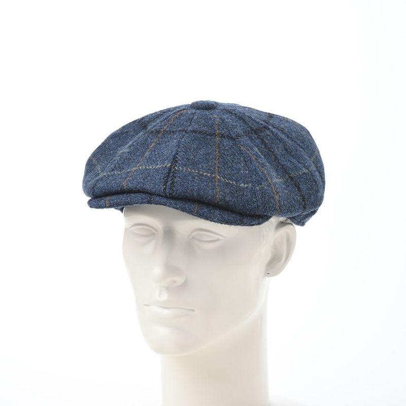 クリスティーズ ロンドンのハンチング HARRIS TWEED BAKER BOY（ハリスツイード ベイカーボーイ） ブルー