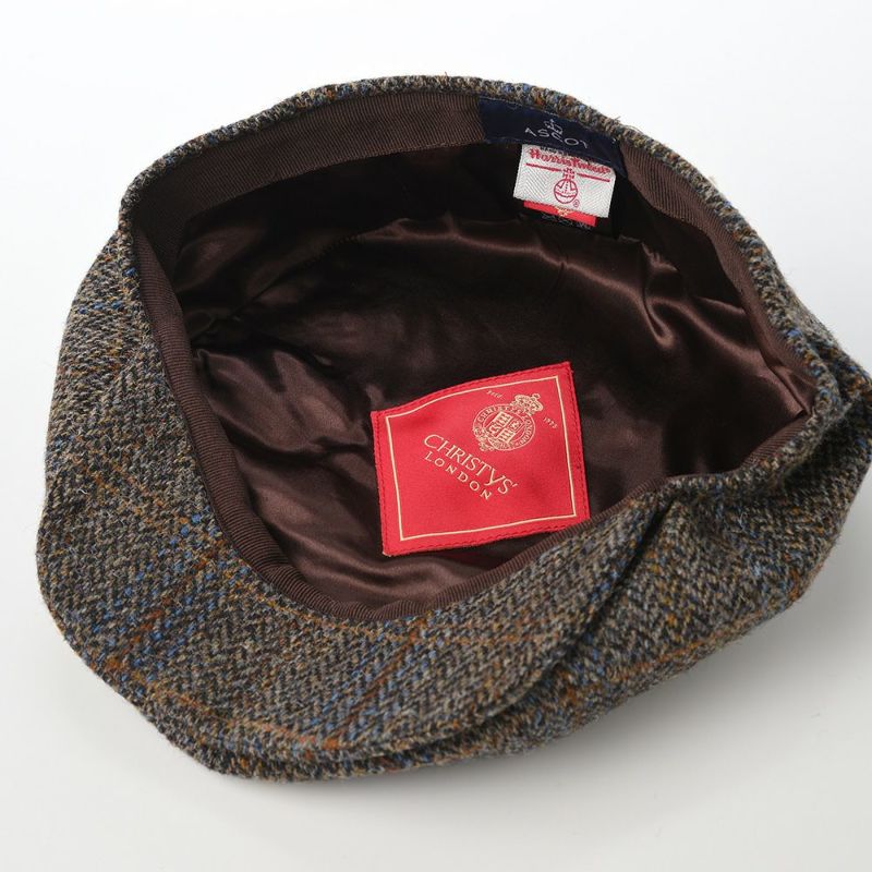 クリスティーズ ロンドンのハンチング HARRIS TWEED BAKER BOY（ハリスツイード ベイカーボーイ） ブラウン