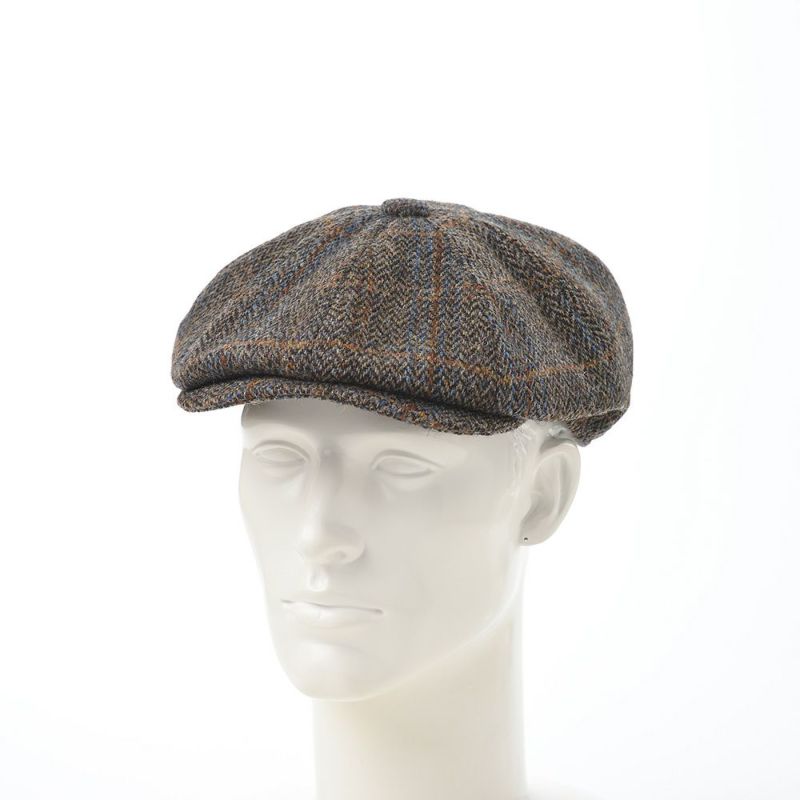 クリスティーズ ロンドンのハンチング HARRIS TWEED BAKER BOY（ハリスツイード ベイカーボーイ） ブラウン