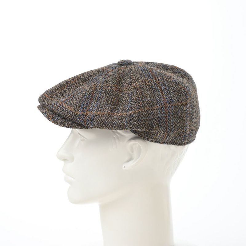 クリスティーズ ロンドンのハンチング HARRIS TWEED BAKER BOY（ハリスツイード ベイカーボーイ） ブラウン