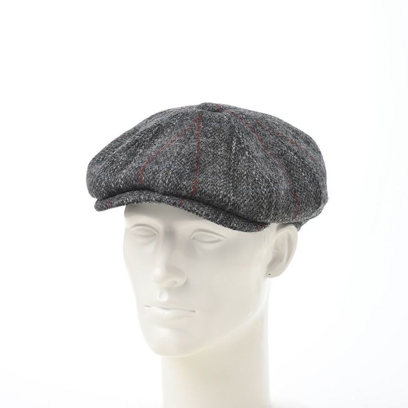 クリスティーズ ロンドンのハンチング HARRIS TWEED BAKER BOY（ハリスツイード ベイカーボーイ） チャコール