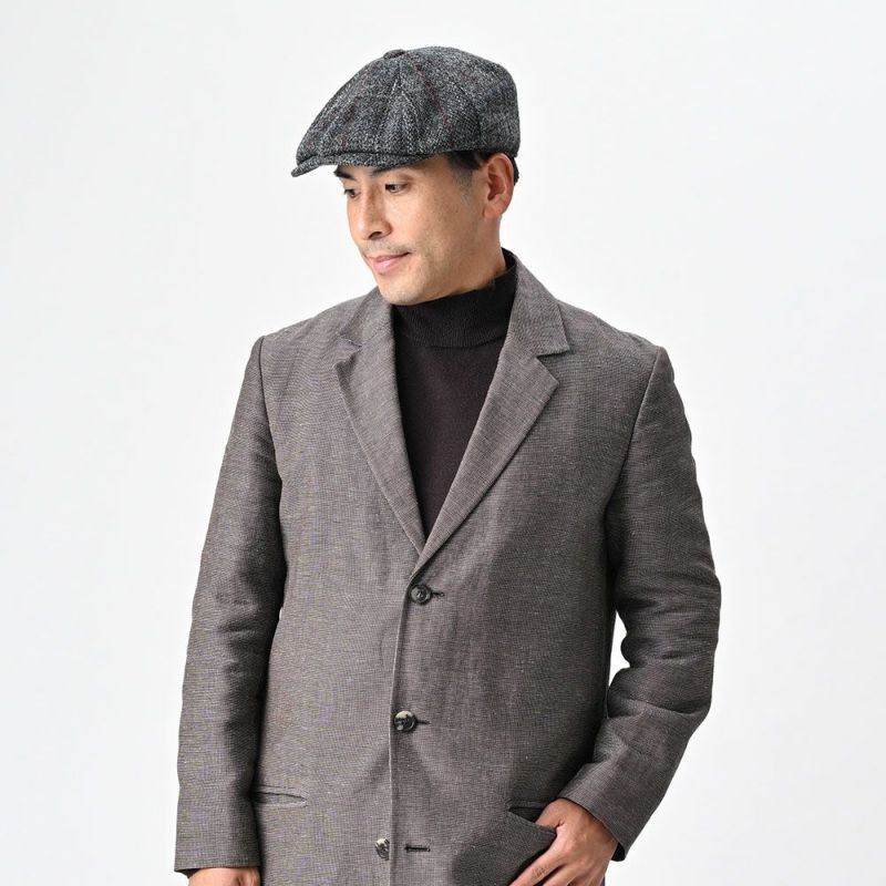 クリスティーズ ロンドンのハンチング HARRIS TWEED BAKER BOY（ハリスツイード ベイカーボーイ） チャコール