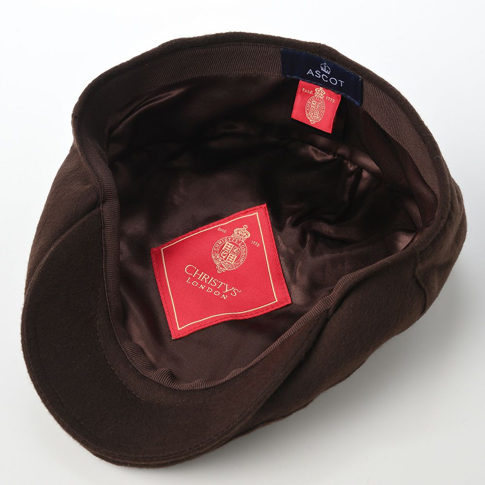 クリスティーズ ロンドンのハンチング CASHMERE BALMORAL（カシミヤ バルモラル） ブラウン