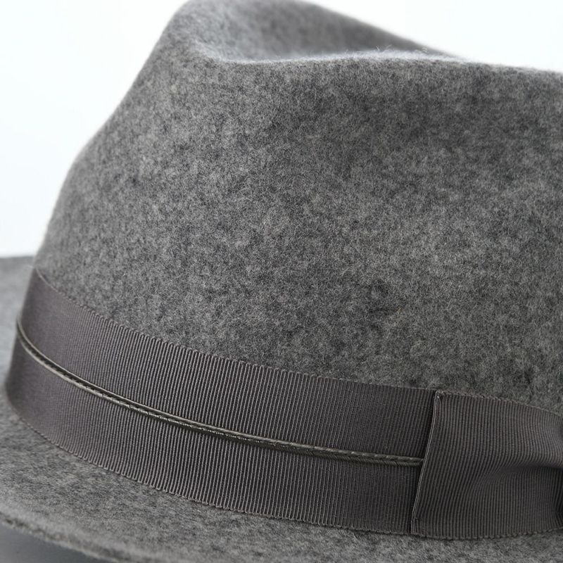 レッターのフェルトハット Wool Flat（ウールフラット） グレー