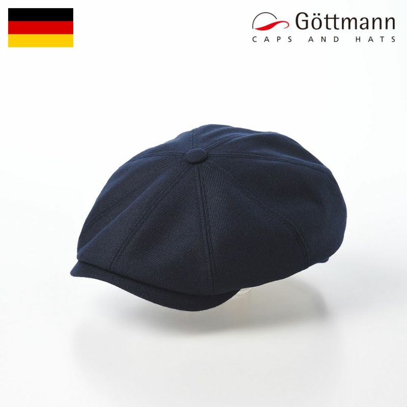 帽子 キャスケット Gottmann（ゴットマン） Kingston Cashmere（キングストン カシミヤ） G2333507 ネイビー