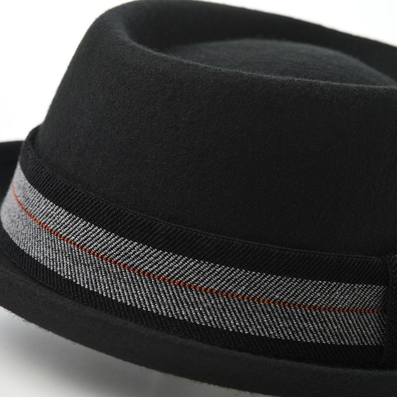 ゴットマンのフェルトハット Porkpie Wool Hat（ポークパイウールハット） G12253 ブラック