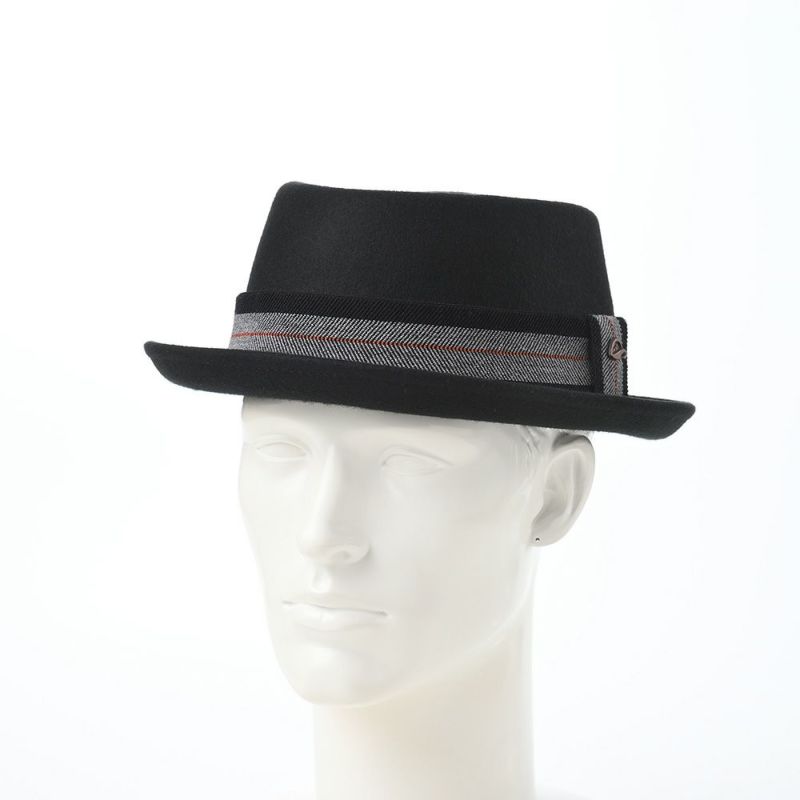 ゴットマンのフェルトハット Porkpie Wool Hat（ポークパイウールハット） G12253 ブラック