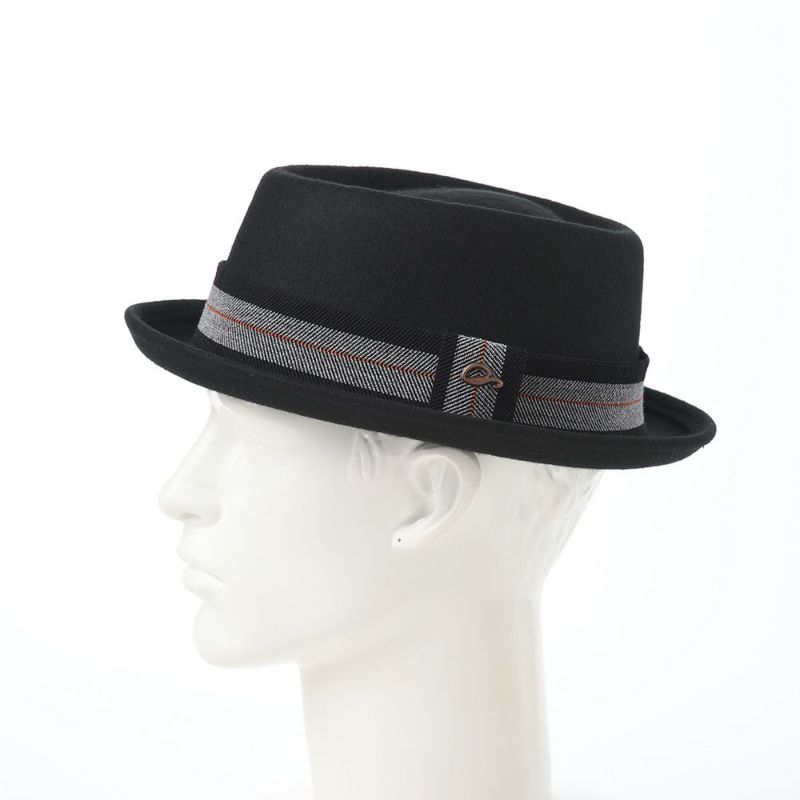 ゴットマンのフェルトハット Porkpie Wool Hat（ポークパイウールハット） G12253 ブラック