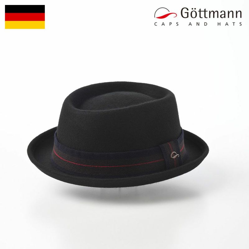 ゴットマンのフェルトハット Porkpie Wool Hat（ポークパイウールハット） G12253 ネイビー