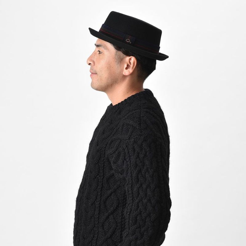 ゴットマンのフェルトハット Porkpie Wool Hat（ポークパイウールハット） G12253 ネイビー