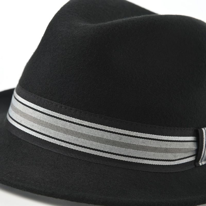 ゴットマンのフェルトハット Trilby Curtis（トリルビー カーティス） G12335 ブラック