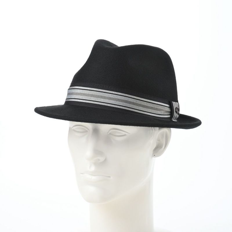 ゴットマンのフェルトハット Trilby Curtis（トリルビー カーティス） G12335 ブラック