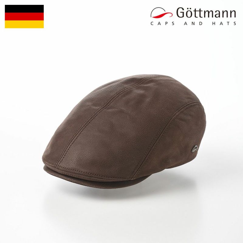 帽子 ハンチング Gottmann（ゴットマン） Jackson Calf Leather（ジャクソン カーフレザー） G2639492 ブラウン
