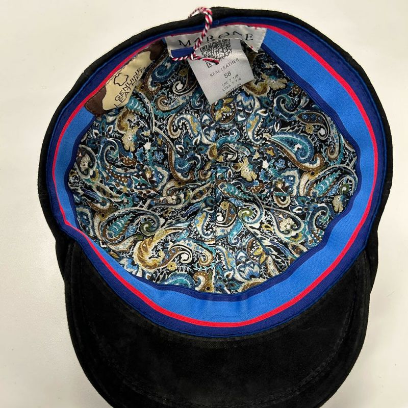 マローネのキャスケット Galles Honduras Goatskin（ウェールズ ホンジュラス ゴートスキン） BN122 ブラック