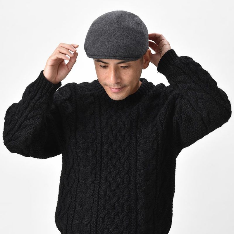 マローネのハンチング Milano Cashmere（ミラノ カシミヤ） BT1079 グレー