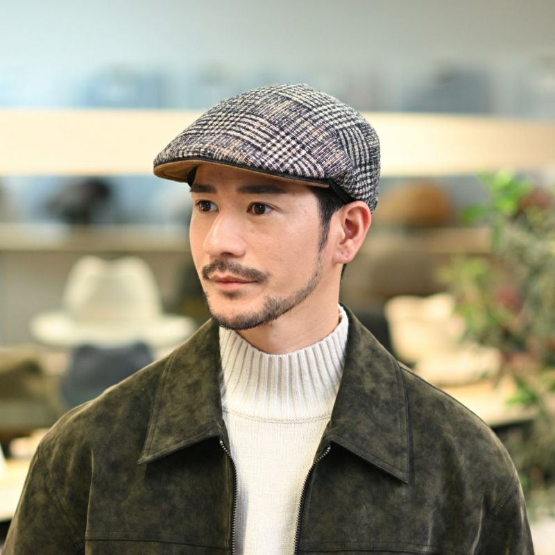 マローネのハンチング One Panel Berretto Brera（ワンパネルベレット ブレラ） BT1171 チェック