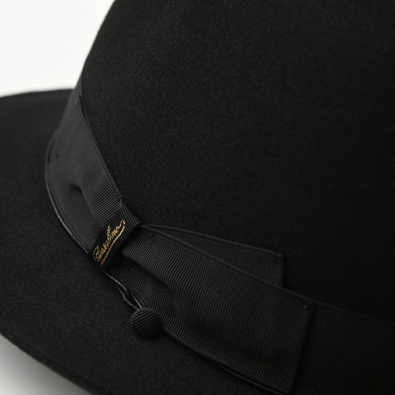 ボルサリーノのフェルトハット Q.S. Charlait Rasato（Q.S. シャルレイ ラザート） 111160 ブラック