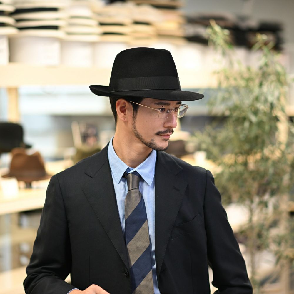 ボルサリーノ フェルトハット Q.S. Anello Rasato（Q.S. アネロ